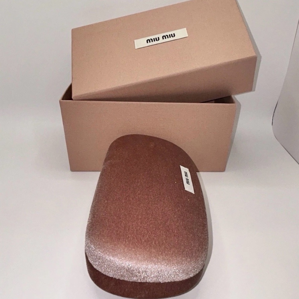 Miu Miu Hardshell Sunglasses Case with Box